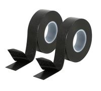 Mewtush 2PCS Cinta Aislante De Adhesivo Cinta Aislante 4,6m X 23mm X 0,8mm Cinta De Para Envoltura Automotriz Cinta Vulcanizada Para Agua Calor Ruido Reparación Eléctrica Cinta De Negra Fuerte