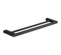 Mexen Adox doble perchero para toallas, negro - 7018225-70 15862 5907709154803