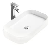 Mexen Alessia lavabo de encimera 75 x 38 cm, blanco - 21577500 2296 5907709190733