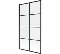 Mexen Alex mampara de baño 1-hoja 70 x 140 cm, rejilla negra fija - 893-070-000-70-77 2391 5907709126008