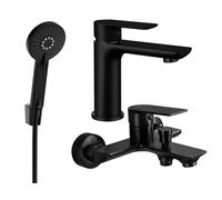 Mexen Alfa R40 conjunto de bañera, negro - 745703R40-70 5253 5907709182950