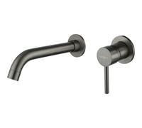 Mexen Alma grifo de lavabo empotrado, grafito - 75015-66 1427 5907709111516