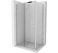 Mexen Apia cabina de ducha corredera 90 x 100 cm, transparente, cromo - 840-090-100-01-00 14656 5907709153677