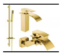Mexen Aries DQ77 conjunto de baño, dorado - 744803DQ77-50 5308 5907709183766
