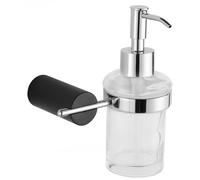 Mexen Aron dispensador de jabón, negro/cromo - 70881388-07 5120 5907709171916
