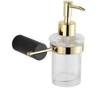 Mexen Aron dispensador de jabón, negro/dorado - 70881388-57 5124 5907709171923