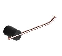 Mexen Aron soporte de papel higiénico, negro/oro rosa - 7088133-67 5105 5907709171817