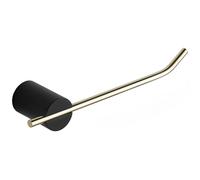 Mexen Aron soporte para papel higiénico, negro/dorado - 7088133-57 5104 5907709171800