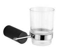 Mexen Aron vaso para cepillos de dientes, negro/cromo - 7088138-07 5111 5907709171879
