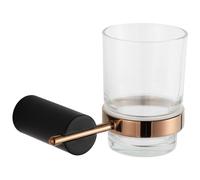 Mexen Aron vaso para cepillos dentales, negro/oro rosado - 7088138-67 5113 5907709171893