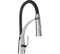 Mexen Aster grifo de cocina, cromo/negro - 73450-07 2014 5907709111912
