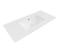 Mexen Atena lavabo empotrado en encimera 101 x 46 cm, blanco - 25011000 21936 5907709156432