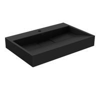 Mexen Ava lavabo sobre encimera de conglomerado 1/O 70 x 46 cm, negro - 23017071 16428 5907709158597