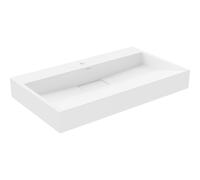 Mexen Ava lavabo sobre encimera de conglomerado 1/O 80 x 46 cm, blanco - 23018001 15961 5907709158610