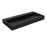 Mexen Ava lavabo sobre encimera de conglomerado B/O 100 x 46 cm, negro - 23011070 16464 5907709158719