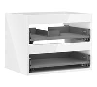 Mexen Box-A armario bajo lavabo 60 cm, 2 cajones, blanco brillo - 91AX0-0600-470-2-00 56516 5905315939982