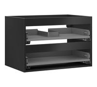 Mexen Box-A carcasa de gabinete de lavabo 70 cm, 2 cajones, negro mate - 91AX0-0700-470-2-71 56592 5905315943965