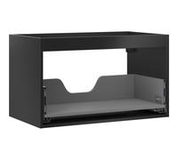 Mexen Box-A cuerpo de mueble bajo lavabo de 80 cm, 1 cajón, negro mate - 91AX0-0800-470-1-71 56447 5905315943989