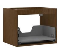 Mexen Box-A cuerpo del armario bajo lavabo 60 cm, 1 cajón, nogal - 91AX0-0600-470-1-86 56478 5905315466778