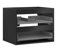 Mexen Box-A cuerpo del armario de lavabo 60 cm, 2 cajones, negro mate - 91AX0-0600-470-2-71 56591 5905315943934