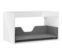 Mexen Box-A cuerpo del gabinete bajo lavabo 80 cm, 1 cajón, blanco brillo - 91AX0-0800-470-1-00 56342 5905315940032
