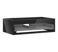 Mexen Box-A mueble bajo lavabo 80 cm, 1 cajón, negro brillo - 91AX0-0800-235-1-70 56729 5905315943187