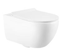 Mexen Carmen 2.0 inodoro Rimless con asiento de cierre suave slim, duroplast, blanco brillo - 3088L4000 83184 5905315983756
