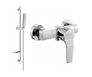 Mexen Caro DF72 grifo de ducha con juego de ducha, cromo - 74664DF72-00 5408 5907709188440