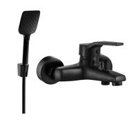Mexen Caro R62 grifo de bañera con set de ducha, negro - 74663R62-70 5411 5907709188471