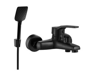 Mexen Caro R62 grifo de bañera con set de ducha, negro - 74663R62-70 5411 5907709188471