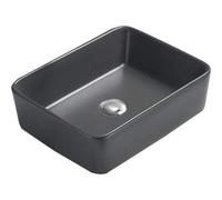 Mexen Catia lavabo sobre encimera 48 x 37 cm, gris oscuro mate - 21314871 1234 5903163389751