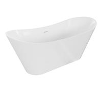Mexen Celia bañera exenta 170 x 75 cm, blanca, rebosadero blanco - 52331707500-20 46026 5905315380722