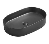 Mexen Celia lavabo sobre encimera 60 x 38 cm, negro mate - 22206085 15886 5907709158252