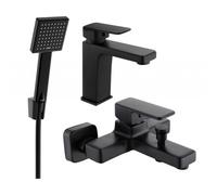 Mexen Cetus R45 conjunto de baño, negro - 744303R45-70 5431 5907709188198