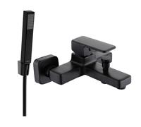 Mexen Cetus R77 grifo de bañera con kit de ducha, negro - 74433R77-70 5440 5907709188341