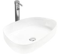 Mexen Chiara lavabo sobre encimera 54 x 39 cm, blanco - 21585400 2295 5907709190740