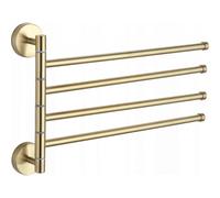 Mexen colgador giratorio cuádruple para toallas, dorado - 7039244-50 1045 5907709126725
