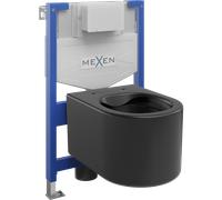 Mexen conjunto empotrado WC bastidor Fenix XS-F con taza WC Sofia, negro mate - 6803354XX85 13118 5907709163942