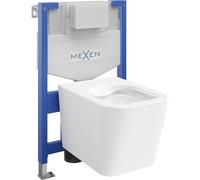 Mexen conjunto empotrado WC estructura Fenix XS-F con taza WC Teo, blanco brillante - 6803385XX00 13120 5907709163966