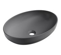 Mexen Cornelia lavabo sobre encimera 50 x 37 cm, gris oscuro mate - 21885071 15898 5907709157521