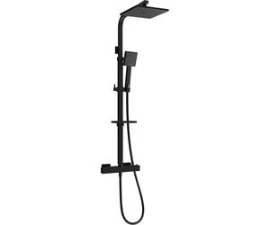 Mexen CQ45 conjunto de ducha empotrado con rociador y mezclador termostático, negro - 772504595-70 2056 5907709142053
