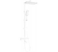 Mexen CQ54 conjunto de baño-ducha con columna de ducha y grifo termostático, blanco/cromo - 779105495-21 2176 5907709142749