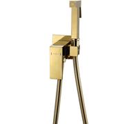 Mexen Cube grifo bidé empotrado con conjunto puntual, dorado - 7599150-50 16066 5907709156203