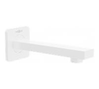 Mexen Cube grifo de bañera de pared, blanco - 79370-20 340 5907709116849