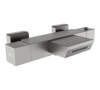 Mexen Cube grifo de bañera termostático, gris pistola cepillado - 77360-66 387 5907709118973
