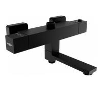 Mexen Cube grifo termostático de bañera-ducha, negro - 77910-70 448 5907709110984