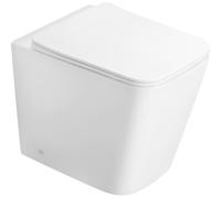 Mexen Cube inodoro de pie Rimless con tapa de cierre suave slim, duroplástico, blanco brillo - 32924000 82922 5905315983817