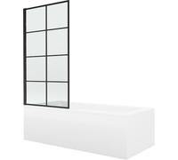Mexen Cubik - Bañera rectangular (150 x 70 cm, con revestimiento y puerta plegable de 1 ala, 70 cm)