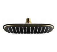 Mexen D-49 ducha de lluvia 25x19 cm, negra/dorada - 79749-75 1540 5907709118256