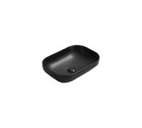 Mexen Daria lavabo sobre encimera 50 x 35 cm, negro mate - 21935085 15899 5907709157392